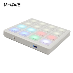 M-VAVE Portable DJ Music RGB Arranger <strong>Keyboard</strong> <strong>Controller</strong> Pocket <strong>MIDI</strong> Pad with Acrylic and ABS Material - Product Image 5
