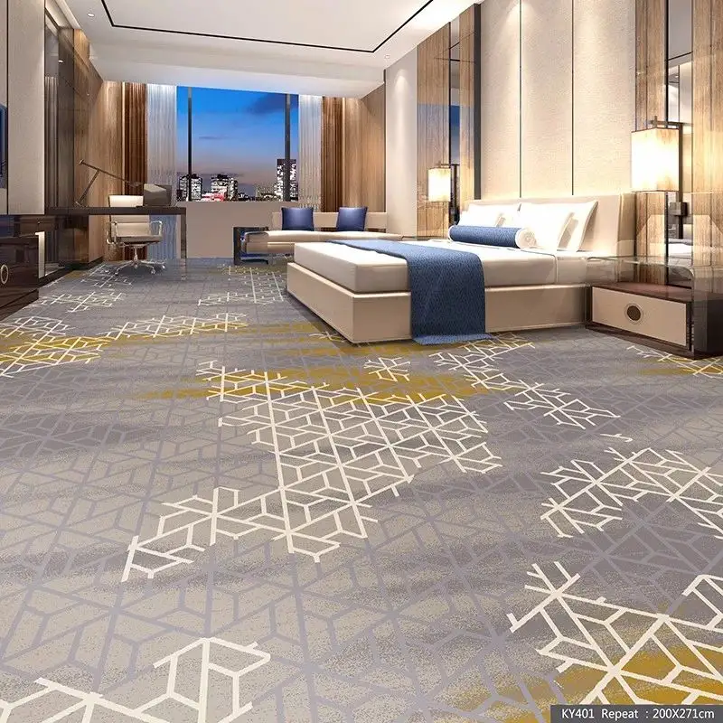 جديد تصميم عصري فاخر 5 نجوم فندق اللوبي قاعة الممر سجادة اكسمينستر للبيع