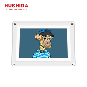 HUSHIDA акриловая рамка 10,1 дюймов цифровая фоторамка с MP3 / MP4 плеером многофункциональная электронная фоторамка - Product Image 4
