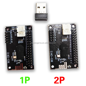 2.4G Wireless Arcade Stick Controller economico USB scheda Encoder per due giocatori macchina da gioco Mame - Product Image 1