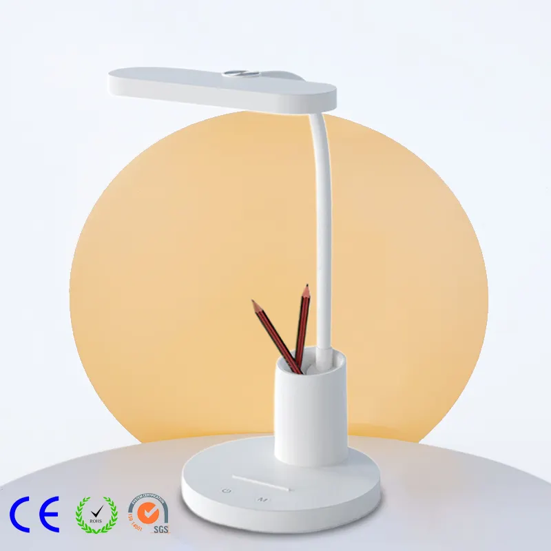 Factory OEM/ODM Eye Protection Multifunctional Design Foldable Led Desk Lamp Modern Bedroom Rechargeable Study Light Table Lamp