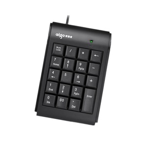 W909 cablato USB tastierino numerico 18 tasti Full Size sottile Design leggero e ergonomico per Computer portatile Desktop PC