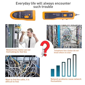 High Precision <strong>Network</strong> Cable Tracker Digital Signal <strong>Network</strong> Cable Tester Anti-Interference Noise-Free - Product Image 4