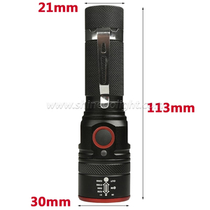 มือถือแบตเตอรี่ขับเคลื่อนมินิ Led กระพริบฉุกเฉินป้องกันตนเองแสงแฟลช - Product Image 5