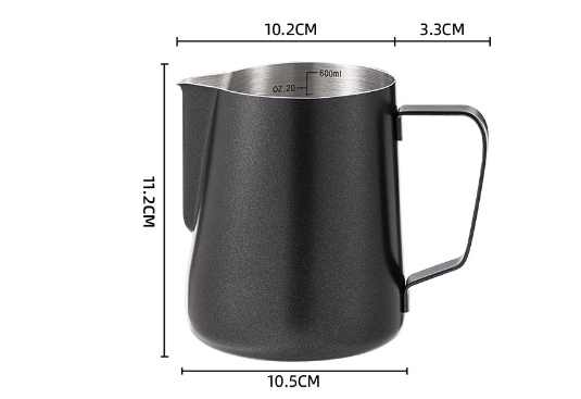 black sharp spout 600ml