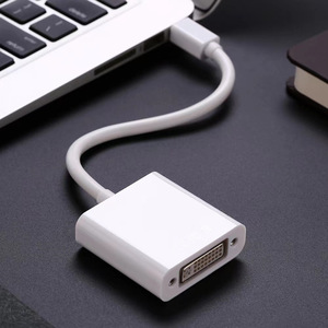 迷你显示端口迷你DP公到DVI DVI-I母视频转换器适配器电缆，适用于苹果电脑台式笔记本电脑高清电视显示器 - Product Image 4