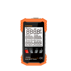 Testeur de <span class=keywords><strong>module</strong></span> photovoltaïque i-POOK, suivi du point de puissance maximale du panneau solaire, testeur MPPT solaire PK59H, bon prix - Product Image 1