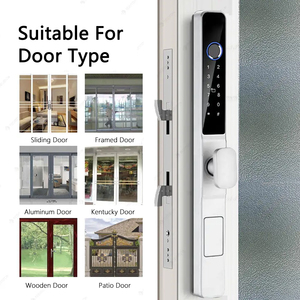 Eseye Ultra-Slim Smart <strong>Lock</strong> Waterproof Keyless <strong>Entry</strong> with WiFi Aluminum Door <strong>Lock</strong> APP Fingerprint <strong>Key</strong> for Narrow Door