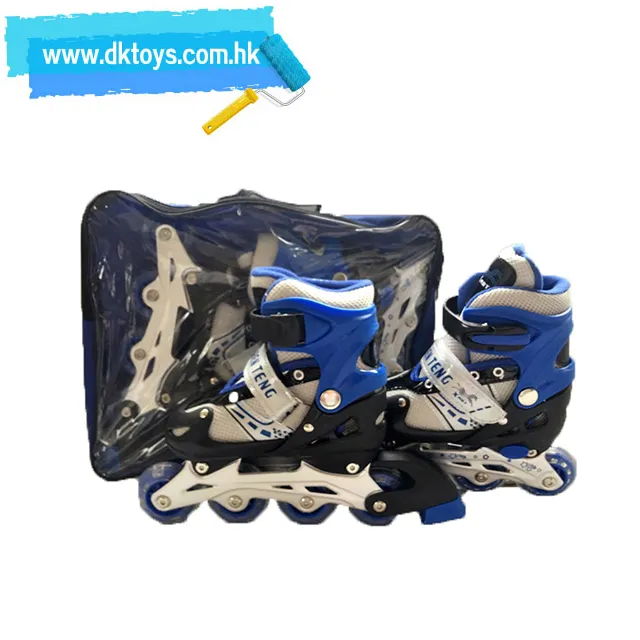 Sports Toys Shoes Boys Girls Adjustable Four-Wheel Skates Available With Inline Roller Skating Shoes Toy For Kids