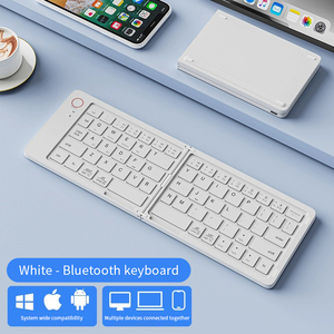 Compatibile con più sistemi Mini ricaricabile senza fili per telefono cellulare PC tastiera portatile pieghevole tastiera Bluetooth - Product Image 4