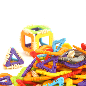 Đầy Màu Sắc Nhựa Xây Dựng Khối Trẻ Em Tự Làm Thông Minh Đồ Chơi Thiết Lập Sáng Tạo Xây Dựng Khối Gạch Đồ Chơi - Product Image 4