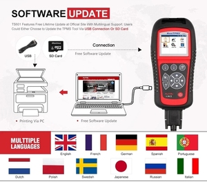 Autel MaxiTPMS TS601 sensore di programmazione universale TPMS Relearn Tool supporto Autel MX-Sensors - Product Image 6