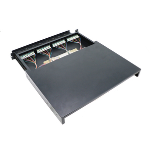 Panel de conexión de fibra óptica deslizante ODF de metal de alta densidad de 96 núcleos 1U con conectividad LC SM MM para redes FTTH - Product Image 1