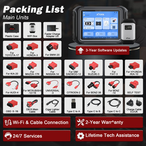 Macchina diagnostica del veicolo D9S tutto il sistema auto strumento diagnostico ECU programmazione bidirezionale chiave OBD2 Scanner