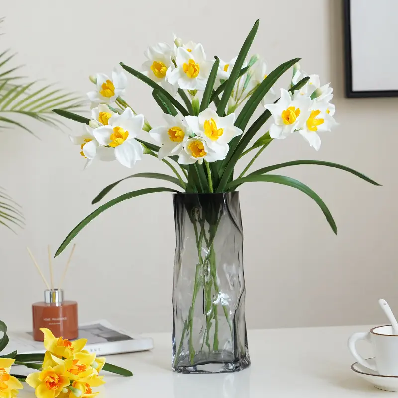 İskandinav küçük taze kapalı masa çiçek ipek kumaş Pastoral tarzı nerdidüğün dekorasyon yapay çiçekler hediyeler