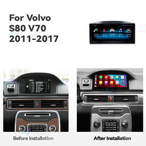 沃尔沃S80 V70 2011-2017触摸屏安卓双系统车载收音机全球定位系统导航DVD播放器立体声多媒体音频系统 - Product Image 2