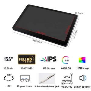 15.6 Inch Portable <strong>LCD</strong> <strong>Computer</strong> <strong>Monitor</strong> Video Player 1080P IPS USB Touchscreen Second <strong>Display</strong> for Android IOS Raspberry Pi PC - Product Image 4
