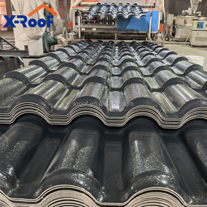 Laminas PVC tổng hợp đất nung mái ngói tấm nhựa resincolonial PVC ngói telha PVC thuộc địa mái ngói Tây Ban Nha - Product Image 4