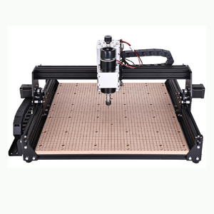 TEBAK 4540铝结构500瓦主轴4540数控机床3轴金属铣削雕刻小型数控木工刳刨机 - Product Image 1