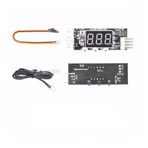 DC <strong>12V</strong> 4-Wire <strong>PWM</strong> Fan <strong>Temperature</strong> <strong>Control</strong> Governor <strong>Temperature</strong> <strong>Speed</strong> Digital Display Support 3A Fan on Off <strong>Control</strong> Module - Product Image 1