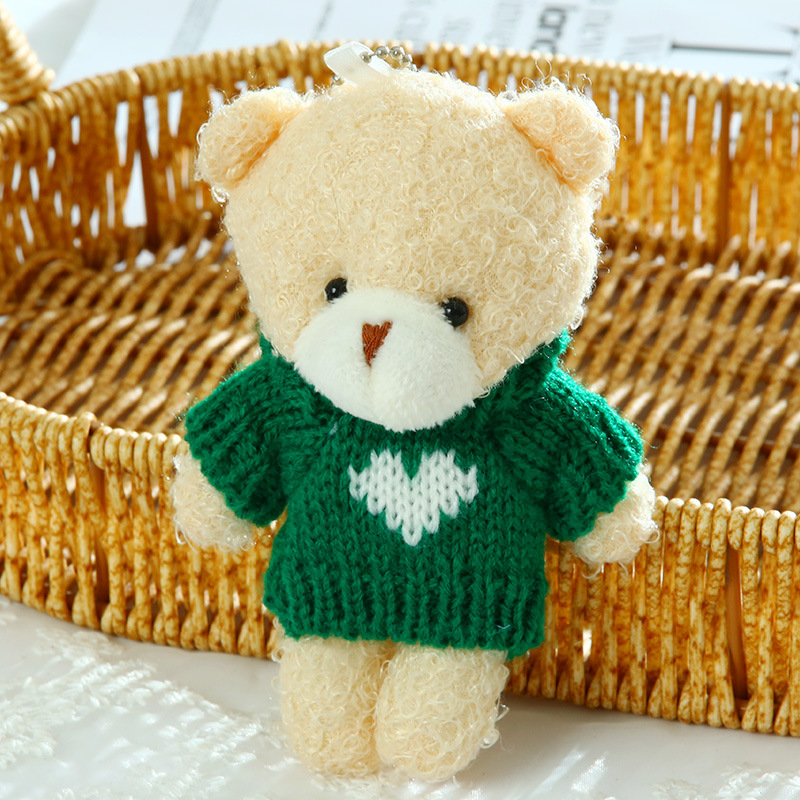 1 pull ours en velours peluche-13cm