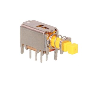 PS-12E05押しボタンスイッチ1P2Tロックまたは非ロック直角押しボタンスイッチ - Product Image 1
