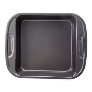 Xinze Wholesale Non-Stick Carbon Steel Cake Pans Safe Dark Grey Square <strong>Baking</strong> Pans with Wide Grips for Oven for Brownie Cakes - Product Image 5