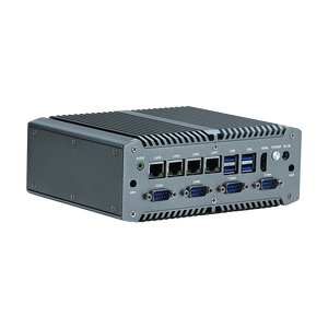 OEM Intel Celeron 5205U Dual Core 4 LAN GbE Ethernet 6 COM <strong>RS232</strong> RS422 RS485 GPIO LVDS Fanless <strong>Embedded</strong> Industrial PC - Product Image 4