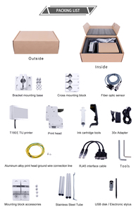 Docod T180E Expiry Date Inkjet Coding <strong>Printer</strong> High-Protection TIJ Printhead Online Industrial Barcode Printing Machine for Box