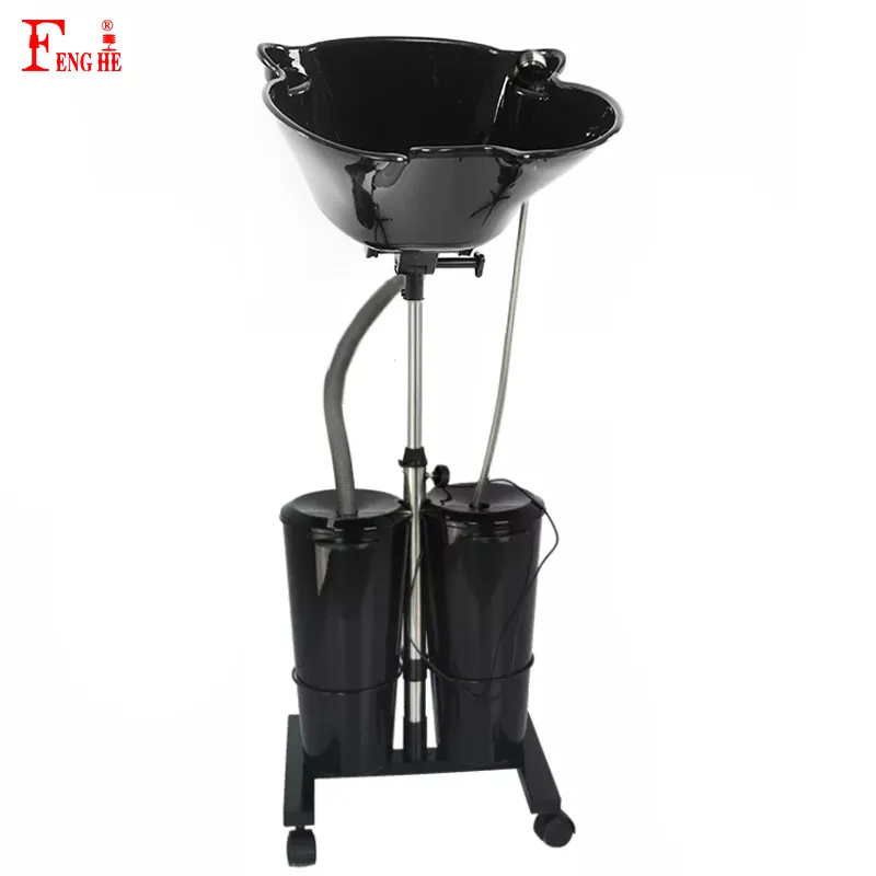 Fenghe Barber Shop Shampoo Sink Salon Furniture Hair Wash Basin And Chair