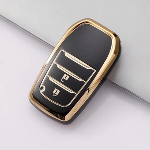 Toyota Prius Corolla Verso için lüks araba anahtarı durum 2-Button uzaktan kumandalı anahtar kapak uyumlu RAV4 Land Cruiser Avalon modelleri - Product Image 2