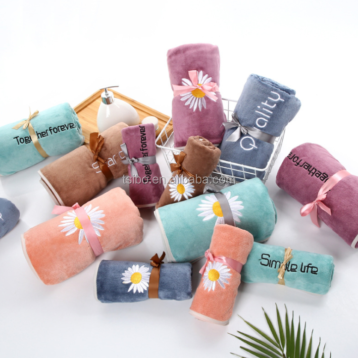 Little <strong>Daisy</strong> 70*140cm Soft Microfiber Bath <strong>Towel</strong> for Beach/home/gift - Product Image 3