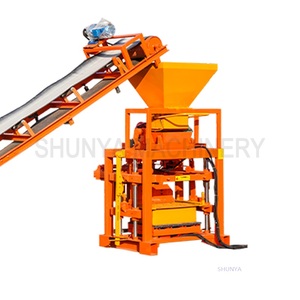 Venta directa de fábrica, maquinaria de fabricación de ladrillos de bloques de hormigón huecos entrelazados semiautomáticos para pequeñas empresas, venta directa de fábrica, 2017 - Product Image 1