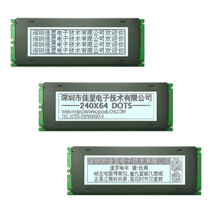 All'ingrosso FSTN bianco retroilluminazione 5.0V potenza monocromatica Display LCD modulo grafico T6963C RA6963 tipo di controllo Cob - Product Image 4