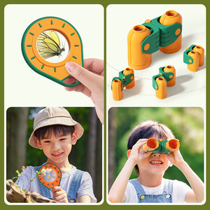 Çocuklar açık kamp Bug Catcher oyuncak plastik böcek alıcı kutu ve Net gözlem ve yakalama için böcek dünya keşfetmek - Product Image 4