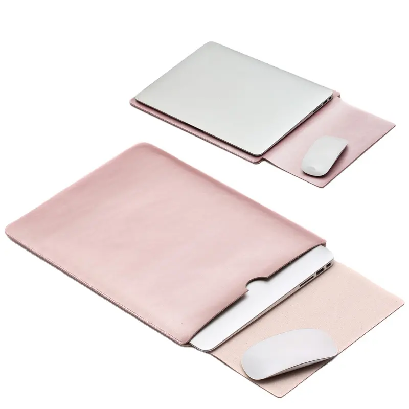 Venta al por mayor Laptop Bolsas de cuero Práctico impermeable Notebook Case para Macbook Air 13 Case Pro 11,6/12/15 pulgadas Laptop Sleeve Case