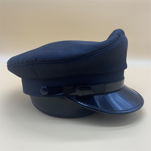 OEM özel yüksek kaliteli polis şapkaları kabartmalı baskı ortak kumaş özellikleri - Product Image 5