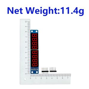 LED Display 3.3V 5V Microcontroller Serial Driver MAX7219 Dot Matrix Module 8 Digit <strong>Segment</strong> Led Display - Product Image 5