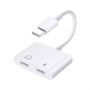 USB C公到3.5母音频适配器转换器快速充电电源手机DC输出