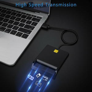 Nuovo telefono lettore di schede ad alta velocità in bianco e nero Id Ic lettore di schede Emv Writer Usb Type-c Sim Cloner Reader/sim Card cloner - Product Image 4