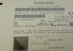 6AV3 PLC ใหม่และดั้งเดิม0171NE300AX0 17DP12การแสดงข้อความ6AV30171NE300AX0ตัวควบคุมการเขียนโปรแกรม PLC - Product Image 4