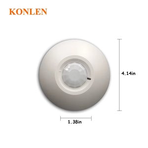 12V Wired PIR Motion <strong>Sensor</strong> Ceiling Detector 360 Degree Infrared Movement <strong>Detection</strong> N.O N.C Signal Output Link Wire Alarm <strong>System</strong>