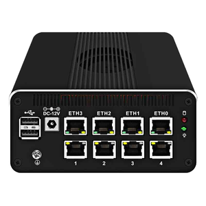 A buon mercato N100/N200/N305 2 * DDR5 4*2.5G Lan SFP X86 Router Console Pfsense Firewall Mini PC nuovo Computer di rete - Product Image 2
