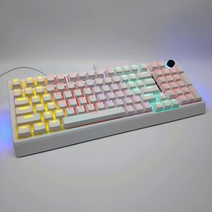 Interruttore blu rosso con tastiera personalizzata per Computer 98 tasti tastiera da gioco tastiere meccaniche per Computer portatile - Product Image 1