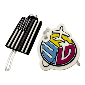 Yazılabilir iletişim bilgisi ile Minimum özel baskılı seyahat kimlik adı etiketi sert PVC plastik bagaj etiketi yok - Product Image 6