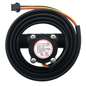 Digital Industrial Plastic Water Flowmeter With Hall Effect Liquid Sensor OEM Supported LCD Display for Oil <strong>Flow</strong> Meter - Product Image 3