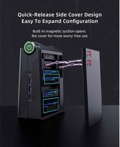 Mini PC Serie 2,5 CPU Atom C3558 C3758R C3808, 10G SFP +/G LAN/Consola/VGA, Qotom Mini Server/ Router Firewall - Product Image 3