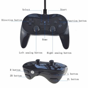 Wired <strong>Controller</strong> Gamepad for Nintendo Wii Second Generation Classic Gaming Pro Remote Game <strong>Controller</strong> for Wii Joypad Joystick - Product Image 5