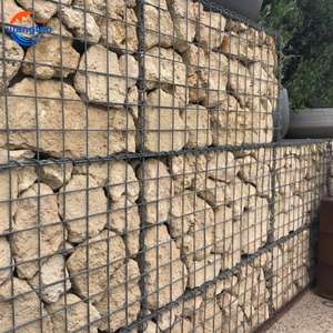 Mạ kẽm nhúng nóng 2x1x0.5m Hàn gabion hộp gabion giỏ đá Lồng hàng rào vườn giá - Product Image 5