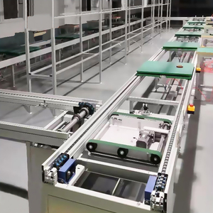Pallet Conveyor <strong>System</strong> Motorized Roller Conveyor Electric Motorcycle <strong>Assembly</strong> Line Slat Chain Conveyor - Product Image 3
